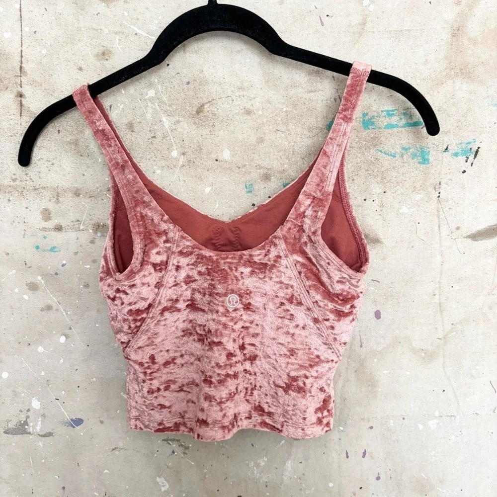 Lululemon Align Tank Crushed Velvet, Soft Cranberry